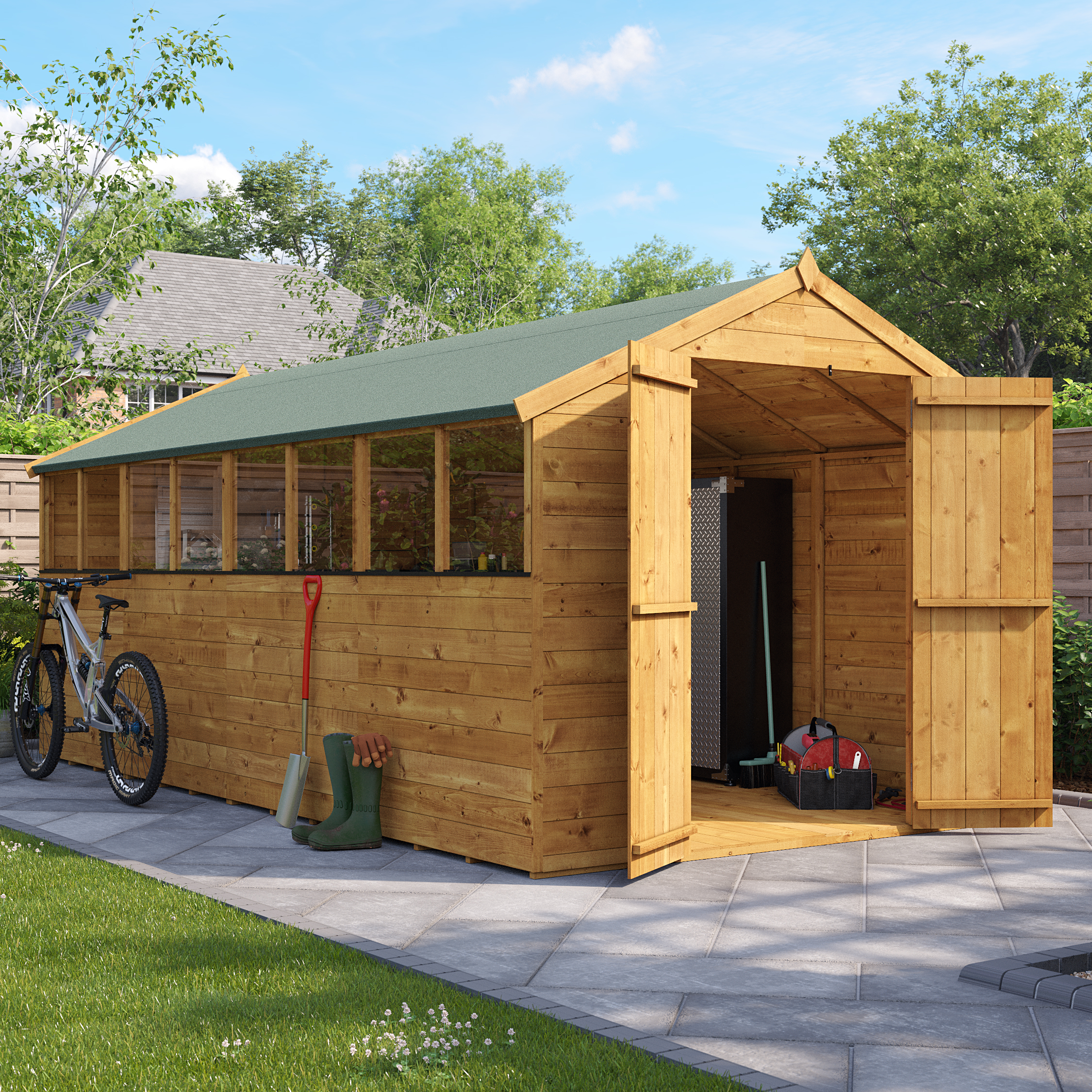 Click to view product details and reviews for Billyoh Master Tongue And Groove Apex Shed 16x8 Tg Apex Windowed.